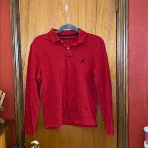 Nautica Long Sleeve Polo
